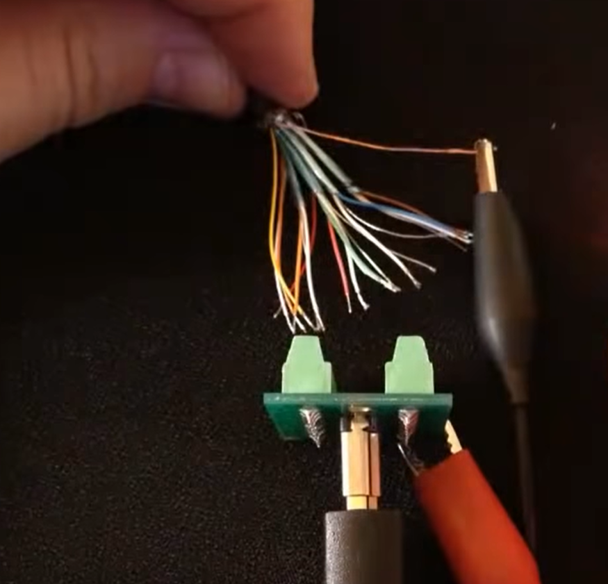HDMI attach wires