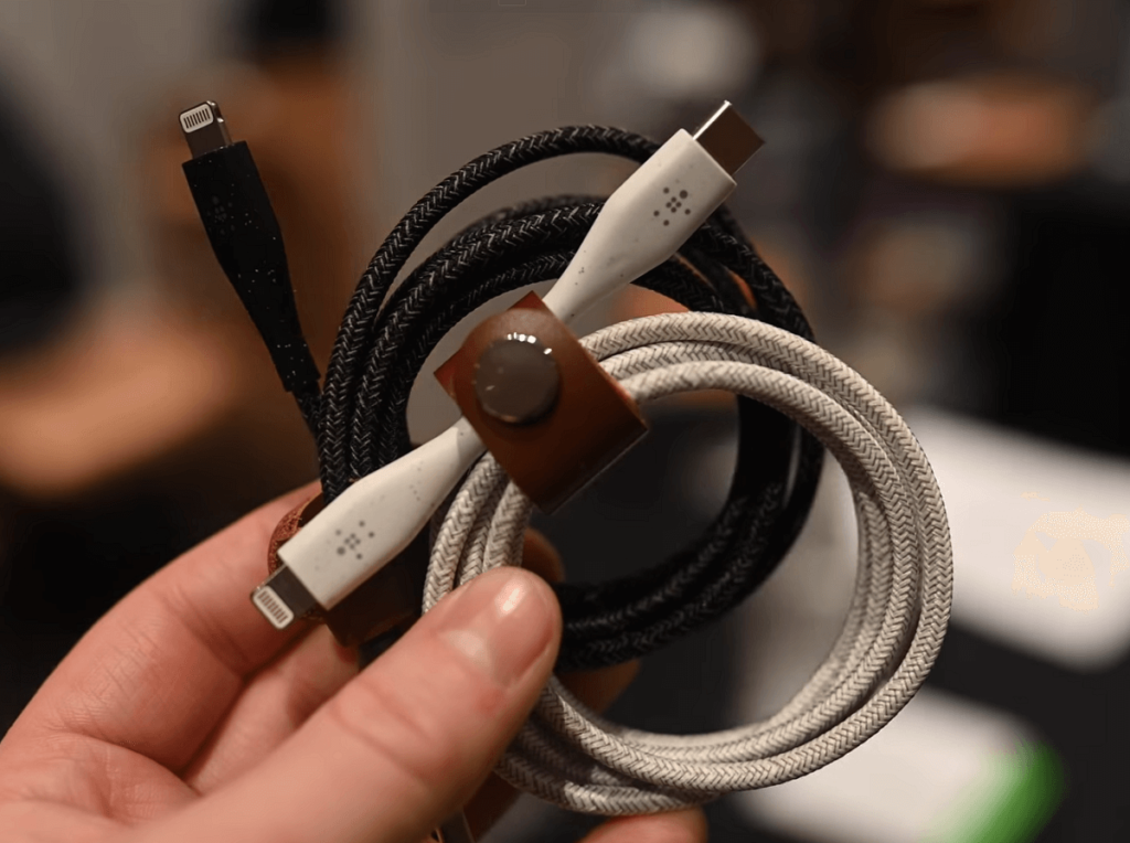 Belkin Braided USB C to Lightning Cable Boost Charge