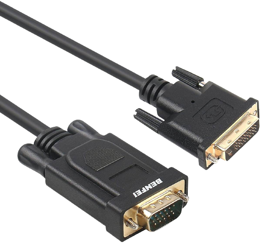 Benfei DVI-D 24+1 to VGA 10 Foot Cable