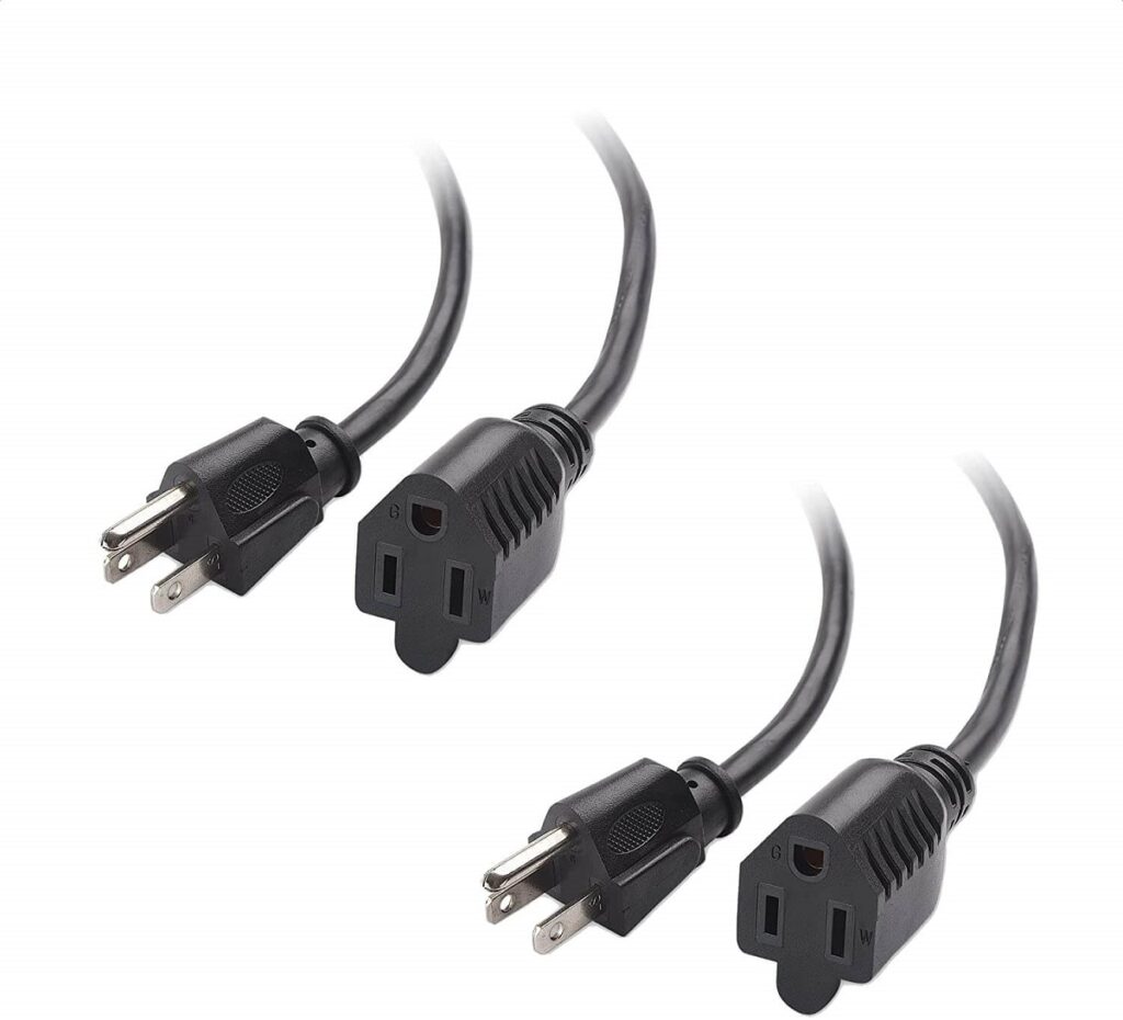 Cable Matters 2-Pack Power Extension