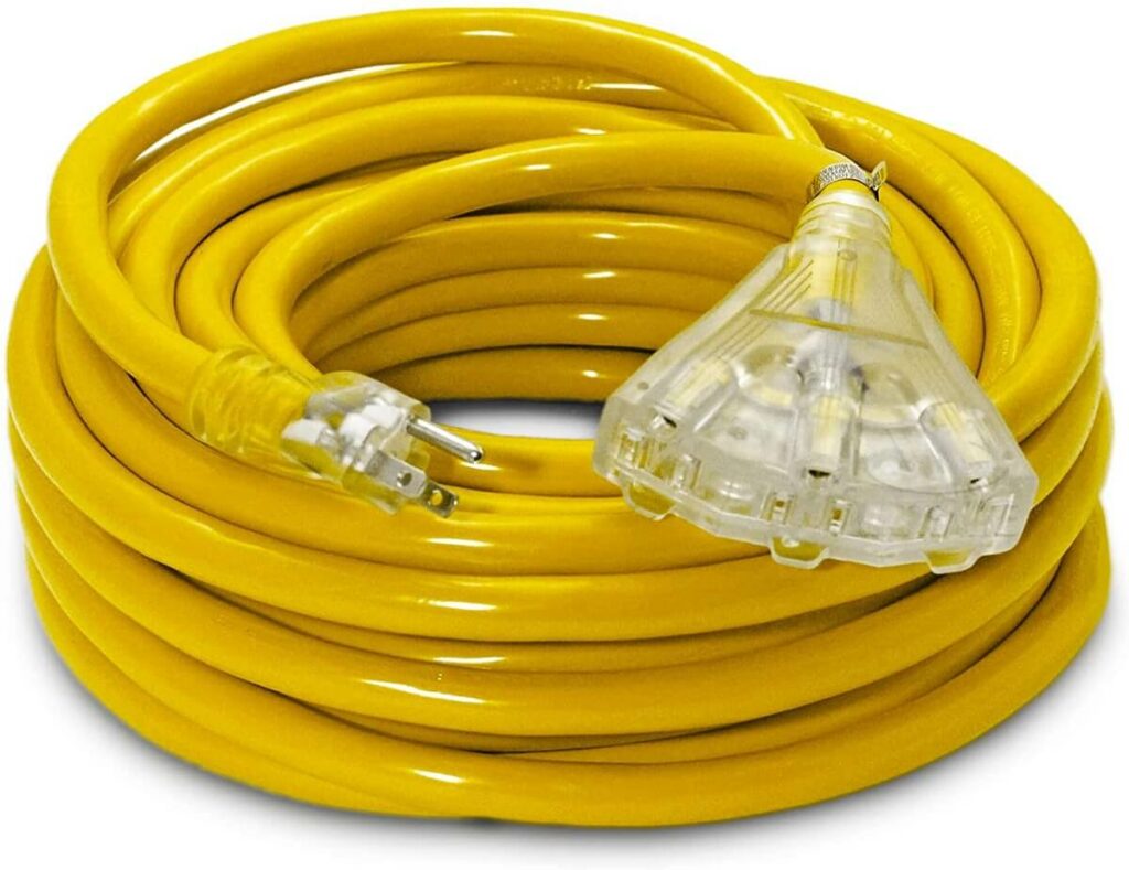 Watt’s Wire 50 Foot 20 Amp Extension Cord