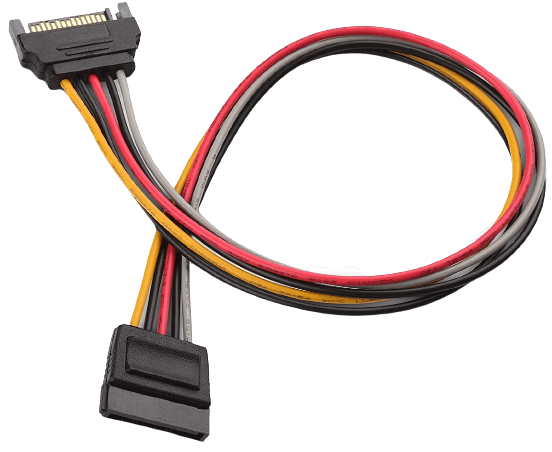 Cable Matters 3 Pack SATA Power Extension