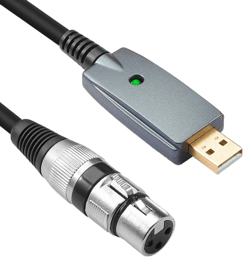 DISINO XLR To USB Cable