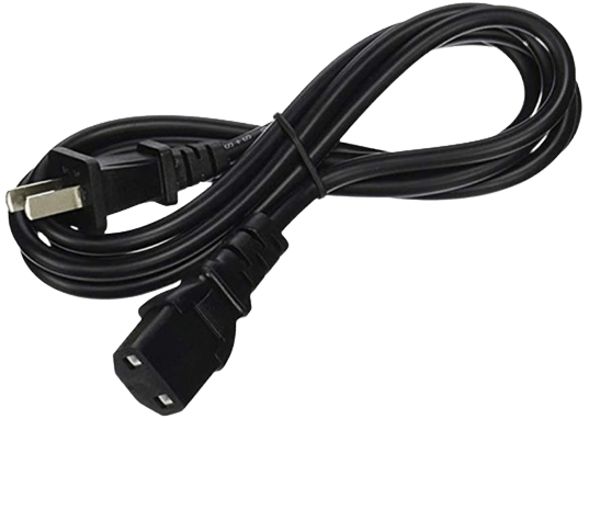 TPLTECH 4FT 2 Prong AC Power Cord Cable