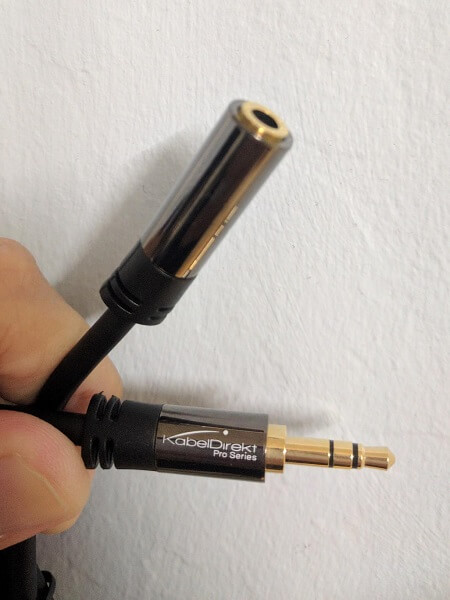 KabelDirekt Headphone Extension Cable